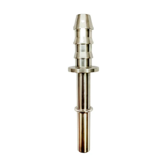 Motivelle 6.3mm SAE Quick-Connect Fuel Fitting — Male, 180° (6.3-8.8-180-M)
