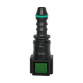 Motivelle 6.3mm SAE Quick-Connect Fuel Fitting — Female, 180°, O-Ring (6.3-8.88-180-FO)