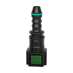 Motivelle 6.3mm SAE Quick-Connect Fuel Fitting — Female, 180°, O-Ring (6.3-8.88-180-FO)