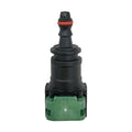 Motivelle 6.3mm SAE Quick-Connect Fuel Fitting — Female, 180°, O-Ring (6.3S-6-180-FO)