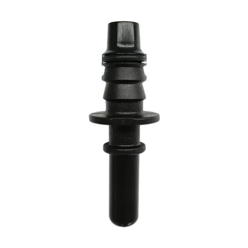 Motivelle 7.89mm SAE Quick-Connect Fuel Fitting — Male, 180°, O-Ring (7.89-10.9-180-MO)