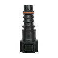 Motivelle 7.89mm SAE Quick-Connect Fuel Fitting — Female, 180°, O-Ring (7.89-12.9-180-FO)
