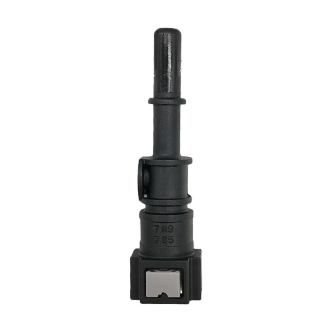 Motivelle 7.89mm SAE Quick-Connect Fuel Fitting — Female, 180° (7.89-180-F)