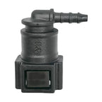 Motivelle 7.89mm SAE Quick-Connect Fuel Fitting — Female, 90° (7.89-4.57-90-F)