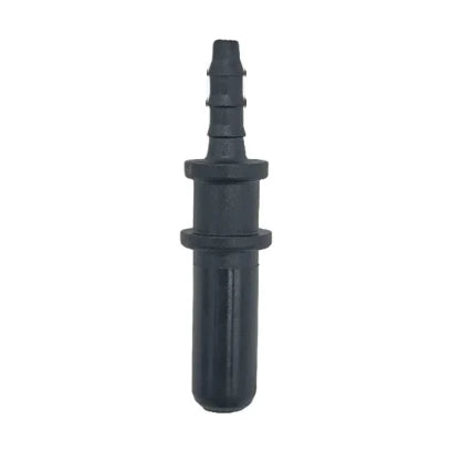 Motivelle 7.89mm SAE Quick-Connect Fuel Fitting — Male, 180° (7.89-4.66-180-M)