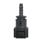Motivelle 7.89mm SAE Quick-Connect Fuel Fitting — Female, 180° (7.89-6-180-F)