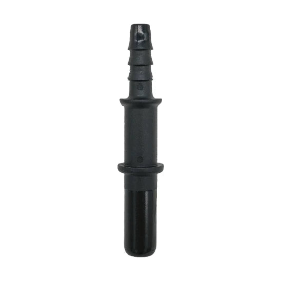 Motivelle 7.89mm SAE Quick-Connect Fuel Fitting — Male, 180° (7.89-6.07-180-M)