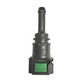Motivelle 7.89mm SAE Quick-Connect Fuel Fitting — Female, 180° (7.89-6.3-180-F)