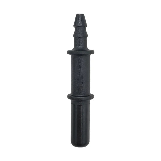 Motivelle 7.89mm SAE Quick-Connect Fuel Fitting — Male, 180° (7.89-6.4-180-M)