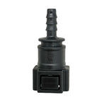 Motivelle 7.89mm SAE Quick-Connect Fuel Fitting — Female, 180° (7.89-6.7-180-F)
