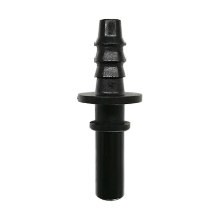 Motivelle 7.89mm SAE Quick-Connect Fuel Fitting — Male, 180° (7.89-8.5-180-M)