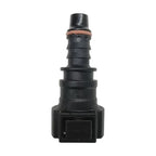 Motivelle 9.49mm SAE Quick-Connect Fuel Fitting — Female, 180°, O-Ring (9.49-10.85-180-FO)