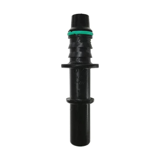 Motivelle 9.49mm SAE Quick-Connect Fuel Fitting — Male, 180°, O-Ring (9.49-10.94-180-MO)