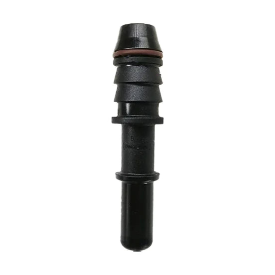 Motivelle 9.49mm SAE Quick-Connect Fuel Fitting — Male, 180°, O-Ring (9.49-13.9-180-MO)