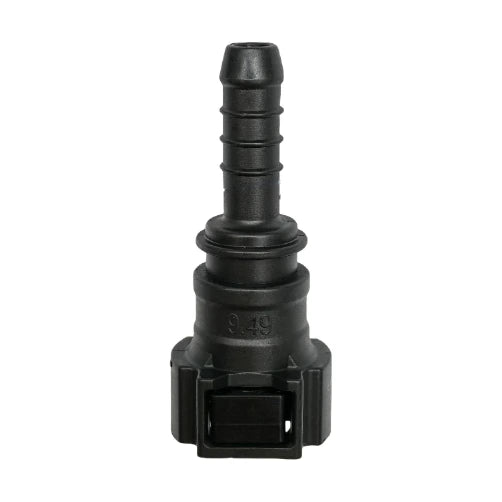Motivelle 9.49mm SAE Quick-Connect Fuel Fitting — Female, 180° (9.49-8-180-F)