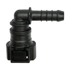 Motivelle 9.49mm SAE Quick-Connect Fuel Fitting — Female, 90° (9.49-8-90-F)