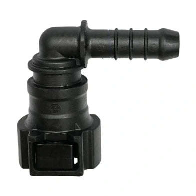 Motivelle 9.49mm SAE Quick-Connect Fuel Fitting — Female, 90° (9.49-8-90-F)