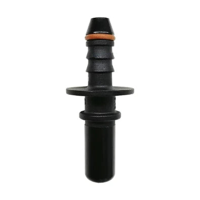 Motivelle 9.49mm SAE Quick-Connect Fuel Fitting — Male, 180°, O-Ring (9.49-8.82-180-MO)