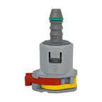 Motivelle 9.49mm SAE Quick-Connect Fuel Fitting — Female, 180°, O-Ring (9.49L-ID6-180-FO)