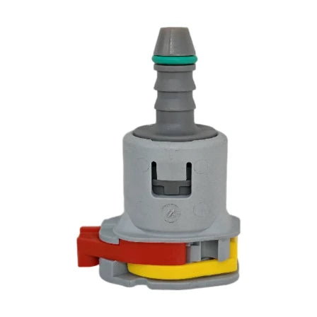 Motivelle 9.49mm SAE Quick-Connect Fuel Fitting — Female, 180°, O-Ring (9.49L-ID6-180-FO)