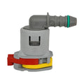 Motivelle 9.49mm SAE Quick-Connect Fuel Fitting — Female, 90°, O-Ring (9.49L-ID6-90-FO)