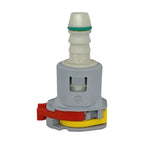 Motivelle 9.49mm SAE Quick-Connect Fuel Fitting — Female, 180°, O-Ring (9.49L-ID8-180-FO)