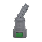 Motivelle 9.89mm SAE Quick-Connect Fuel Fitting — Female, 45° (9.89-10.6-45-F)