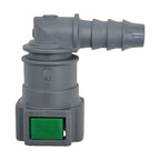 Motivelle 9.89mm SAE Quick-Connect Fuel Fitting — Female, 90° (9.89-10.6-90-F)