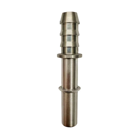 Motivelle 9.89mm SAE Quick-Connect Fuel Fitting — Male, 180° (9.89-10.8-180-M)