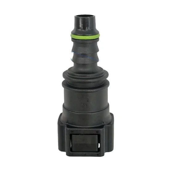 Motivelle 9.89mm SAE Quick-Connect Fuel Fitting — Female, 180°, O-Ring (9.89-10.9-180-FO)