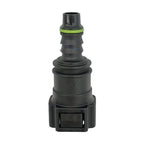 Motivelle 9.89mm SAE Quick-Connect Fuel Fitting — Female, 180°, O-Ring (9.89-10.9-180-FO)