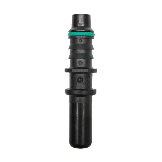 Motivelle 9.89mm SAE Quick-Connect Fuel Fitting — Male, 180°, O-Ring (9.89-11-180-MO)