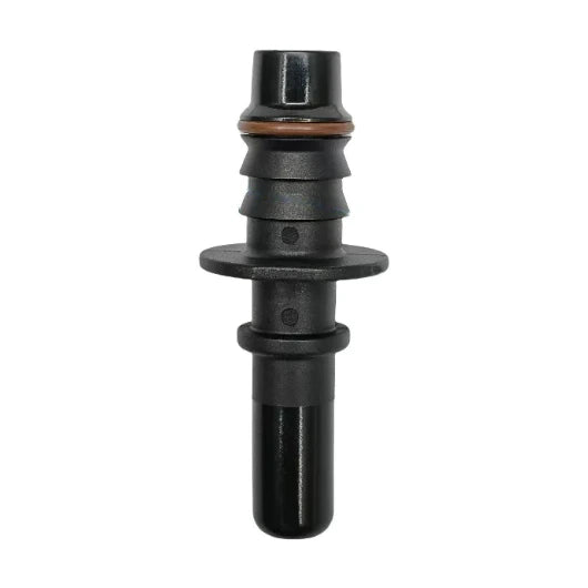 Motivelle 9.89mm SAE Quick-Connect Fuel Fitting — Male, 180°, O-Ring (9.89-12.95-180-MO)