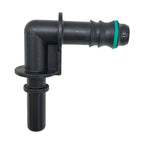 Motivelle 9.89mm SAE Quick-Connect Fuel Fitting — Male, 90°, O-Ring (9.89-13.8-90-MO)