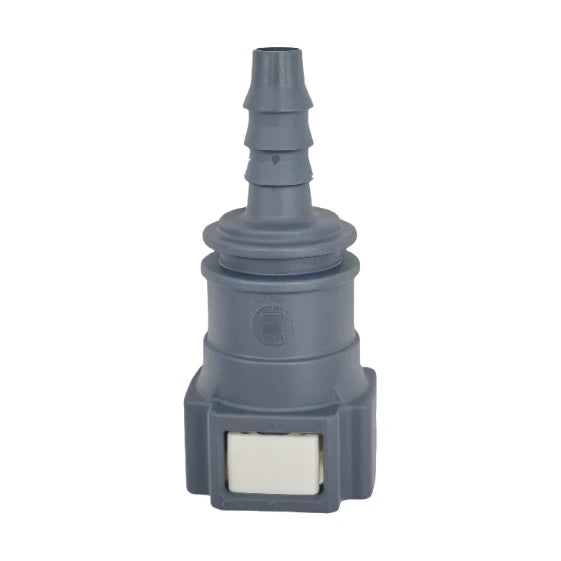 Motivelle 9.89mm SAE Quick-Connect Fuel Fitting — Female, 180° (9.89-8.4-180-F)