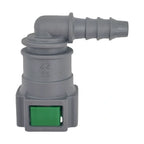 Motivelle 9.89mm SAE Quick-Connect Fuel Fitting — Female, 90° (9.89-8.4-90-F)