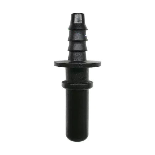 Motivelle 9.89mm SAE Quick-Connect Fuel Fitting — Male, 180° (9.89-8.44-180-M)