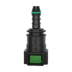 Motivelle 9.89mm SAE Quick-Connect Fuel Fitting — Female, 180°, O-Ring (9.89-8.9-180-FO)