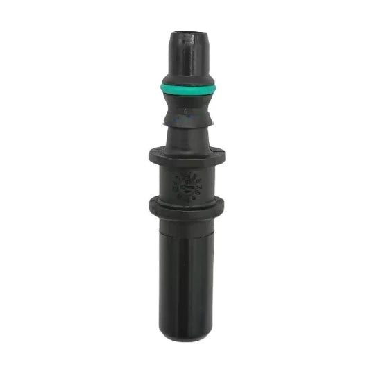 Motivelle 9.89mm SAE Quick-Connect Fuel Fitting — Male, 180°, O-Ring (9.89-8.92-180-MO)