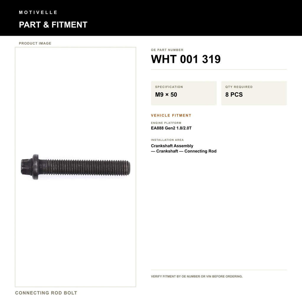 Connecting Rod Bolt - product information