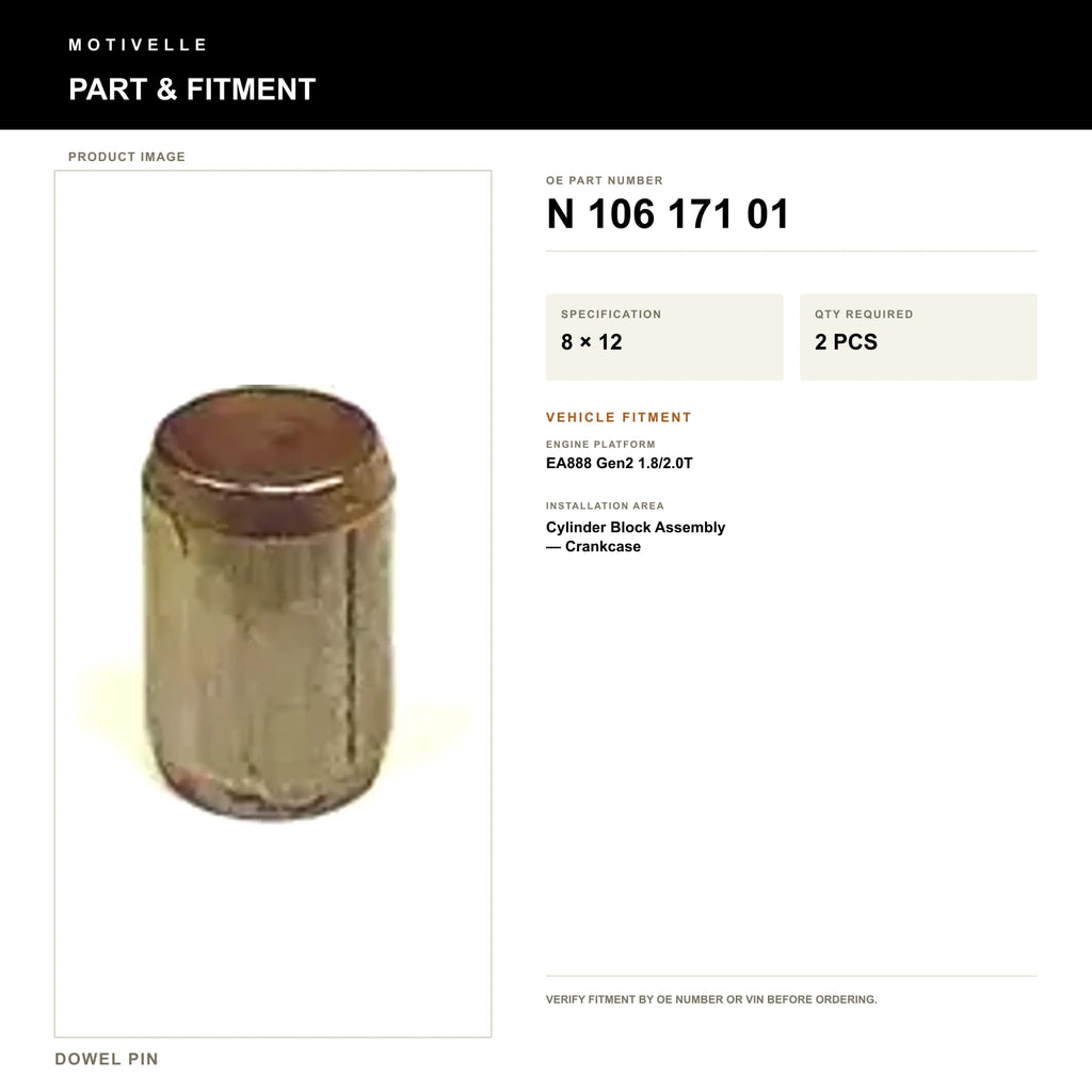 Dowel Pin - product information