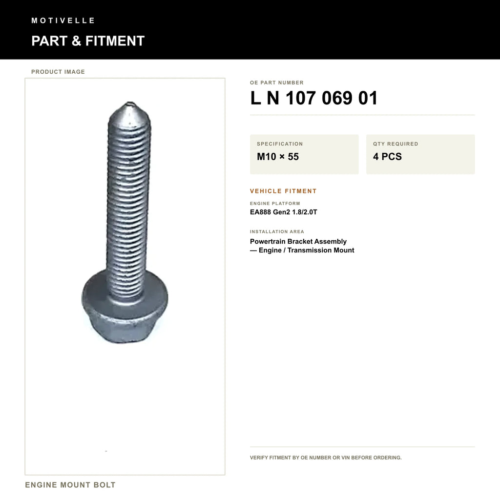Engine Mount Bolt - product information