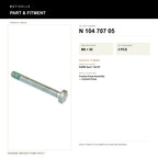 Engine Water Pump Bolt - product information
