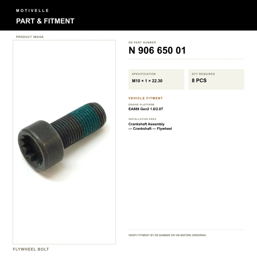 Flywheel Bolt - product information