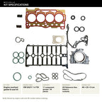 VW EA211 1.4 TSI Engine Overhaul Gasket & Seal Kit - kit specifications
