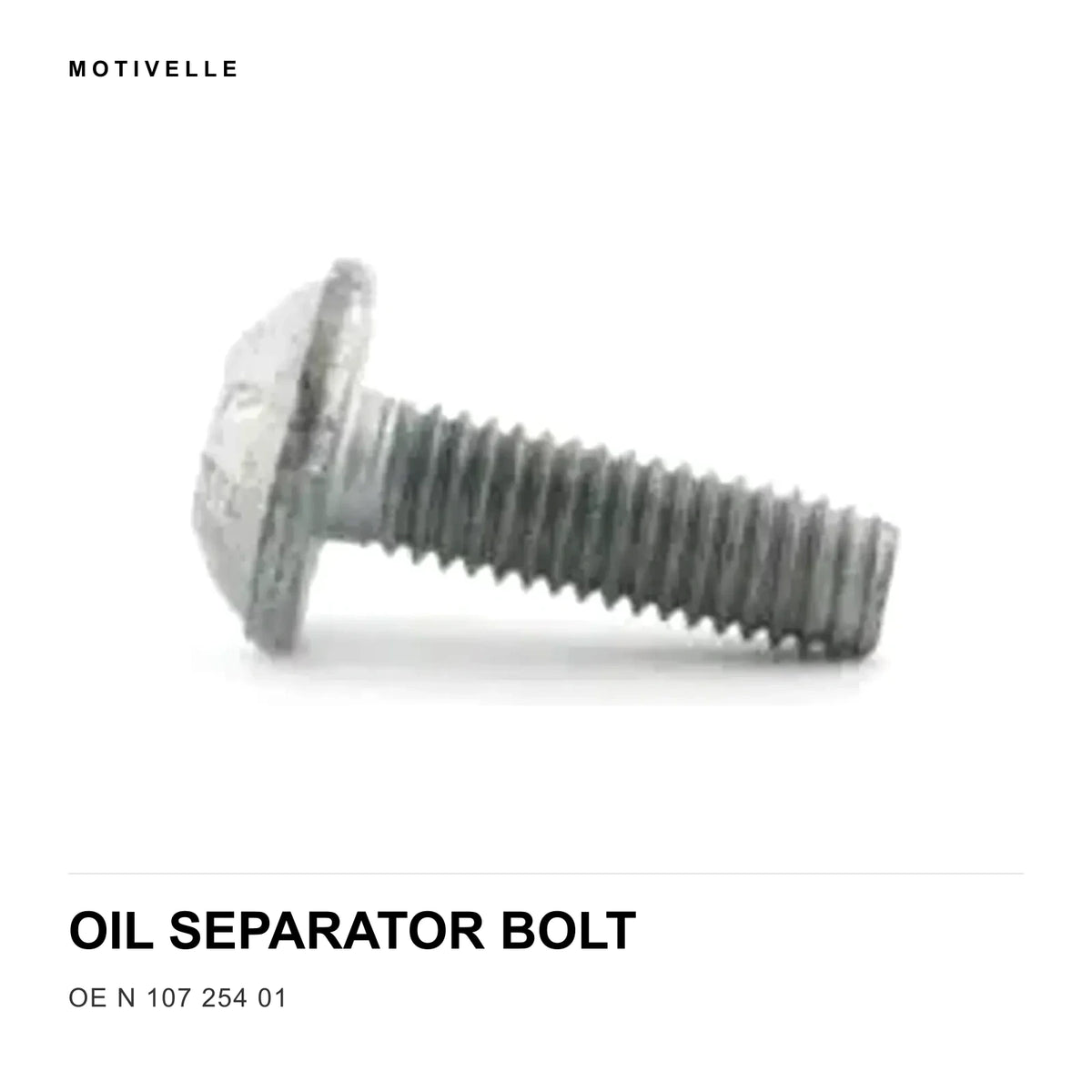 VW Audi EA888 Gen2 1.8/2.0T Oil Separator Bolt N 107 254 01 M6x20
