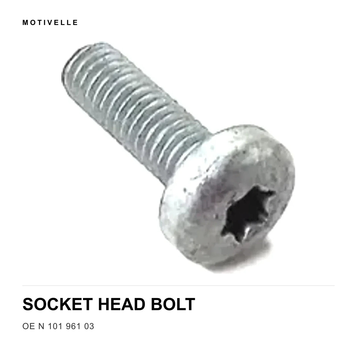 VW Audi EA888 Gen2 1.8/2.0T Socket Head Bolt N 101 961 03 M6x18