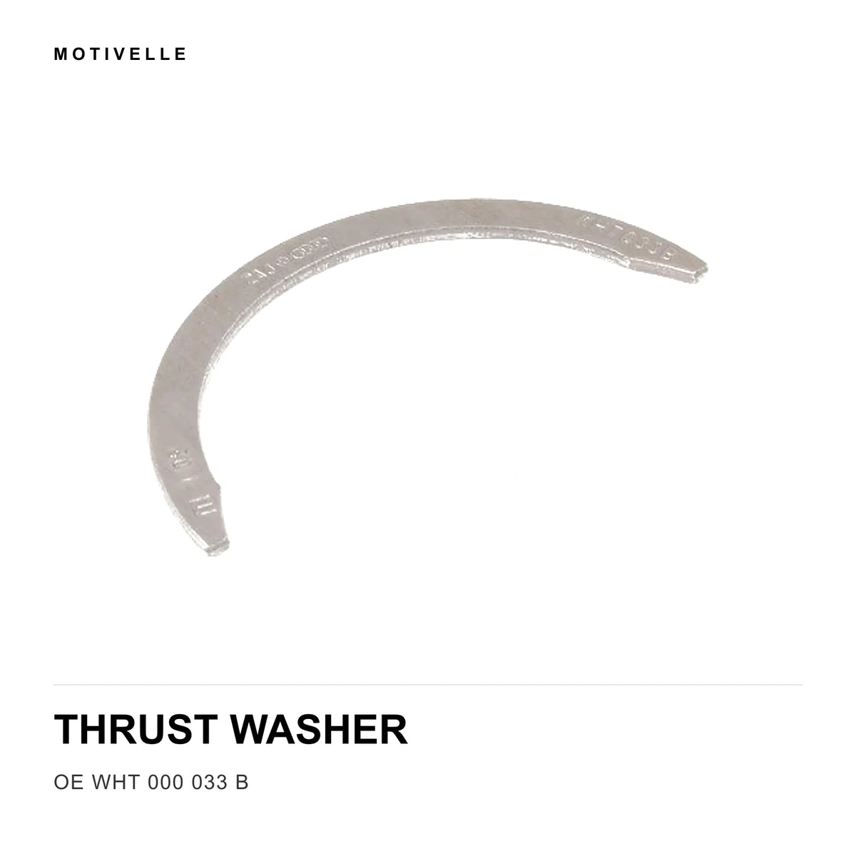 VW Audi EA888 Gen2 1.8/2.0T Thrust Washer WHT 000 033 B 63.5x76.5x1.97