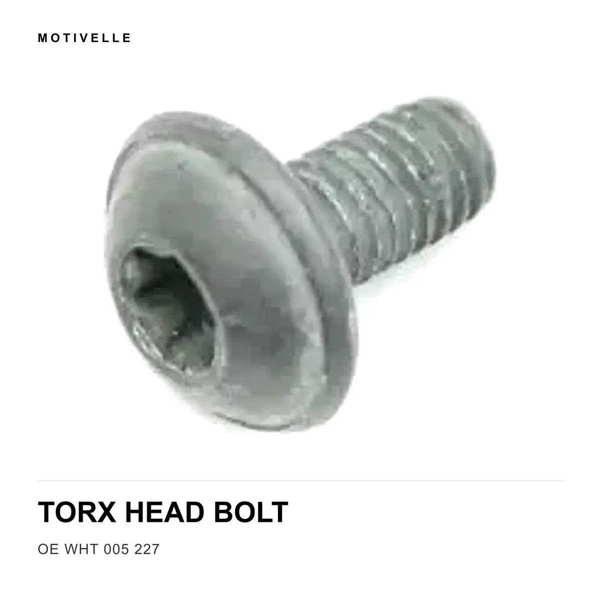 VW Audi EA888 Gen2 1.8/2.0T Torx Head Bolt WHT 005 227 M6x12