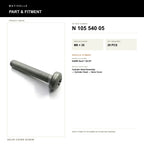 VW Audi EA888 Gen2 1.8/2.0T Valve Cover Screw N 105 540 05 M6x35 - product information